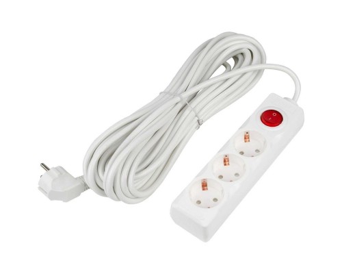 Удлинитель Uniel Ultra 3гн х 10м с/з S-GCU3-10B White UL-00010014