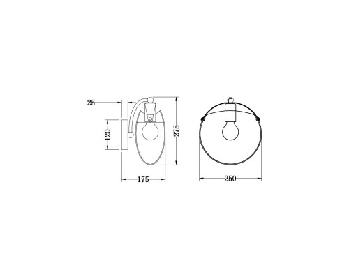 Бра Vele Luce Dialma VL5183W21