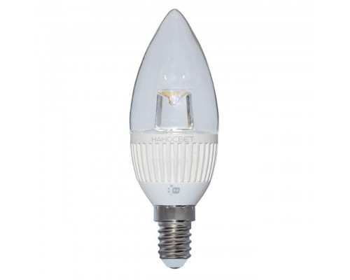 Лампа светодиодная Наносвет E14 5W 2700K прозрачная LC-CDCL-5/E14/827 L144