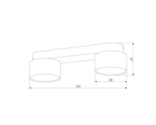 Потолочная люстра TK Lighting 3391 Space White