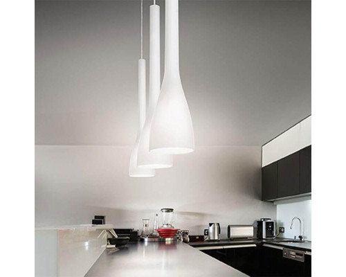 Подвесной светильник Ideal Lux Flut SP1 BIg Bianco 035666 Подвесной светильник Ideal Lux Flut SP1 BIg Bianco 035666