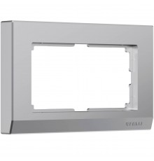 Рамка для двойной розетки Werkel Stark серебряный W0081806 4690389162091
