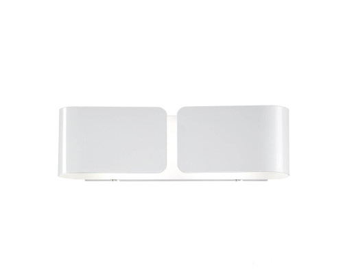 Настенный светильник Ideal Lux Clip AP2 Small Bianco 014166
