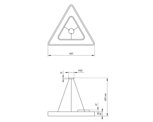 Подвесной светодиодный cветильник Geometria ЭРА Delta SPO-154-B-40K-042 42Вт 4000К черный Б0050581 Подвесной светодиодный cветильник Geometria ЭРА Delta SPO-154-B-40K-042 42Вт 4000К черный Б0050581
