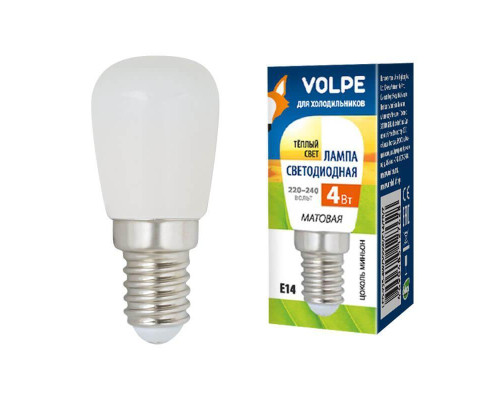 Лампа светодиодная Volpe E14 4W 3000K матовая LED-Y25-4W/3000K/E14/FR/Z UL-00006501 Лампа светодиодная Volpe E14 4W 3000K матовая LED-Y25-4W/3000K/E14/FR/Z UL-00006501