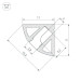 Профиль Arlight SL-Kant-H11-2000 Anod Olive Grey 038197
