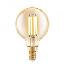 Лампа светодиодная филаментная Eglo E14 4W 2200K янтарная 11782