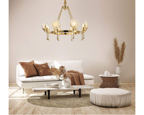 Подвесная люстра Lumina Deco Montego LDP 8010-8 F.GD Подвесная люстра Lumina Deco Montego LDP 8010-8 F.GD