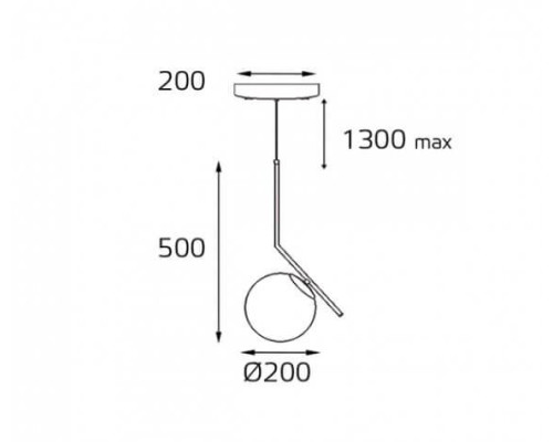 Подвесной светильник Italline Bolla SP 6212/200 brass Подвесной светильник Italline Bolla SP 6212/200 brass