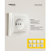 Розетка LAN/телефонная Vesta-Electric Verona белый FRZ00020104BEL