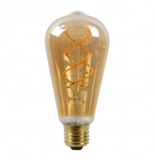 Лампа светодиодная диммируемая Lucide E27 5W 2200K янтарная 49034/05/62