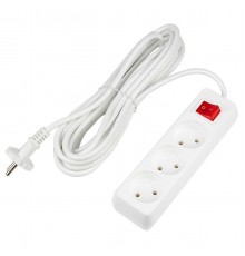 Удлинитель Uniel Ultra 3гн х 10м б/з S-CU3-7B White UL-00009997