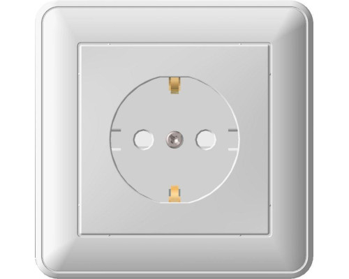 Розетка 2К+З Systeme Electric W59 16A 250V со шторками слоновая кость RS16-152-28 Розетка 2К+З Systeme Electric W59 16A 250V со шторками слоновая кость RS16-152-28