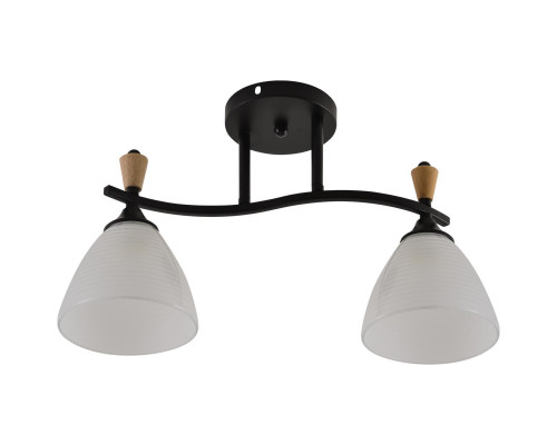 Люстра Reluce 01589-3.3-02B BK+WOOD Люстра Reluce 01589-3.3-02B BK+WOOD