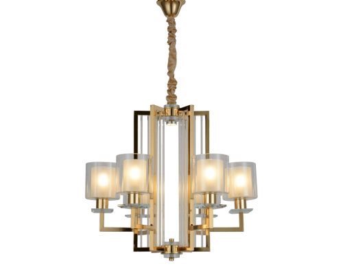 Подвесная люстра Lumina Deco Manhattan LDP 8012-6 F.GD Подвесная люстра Lumina Deco Manhattan LDP 8012-6 F.GD