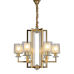 Подвесная люстра Lumina Deco Manhattan LDP 8012-6 F.GD