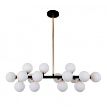 Подвесная люстра Lumina Deco Marsiada LDP 6033-16 BK+GD