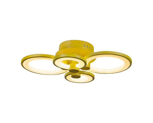 Потолочная светодиодная люстра iLedex Ring A001/4 Yellow