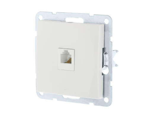 Розетка телефонная RJ-12 LK Studio LK60 белый 865504-1 Розетка телефонная RJ-12 LK Studio LK60 белый 865504-1