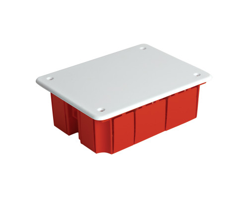 Коробка монтажная для сплошных стен, с крышкой, 120*92*45мм STEKKER EBX30-01-1-20-120, красный Коробка монтажная для сплошных стен, с крышкой, 120*92*45мм STEKKER EBX30-01-1-20-120, красный