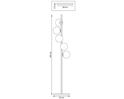 Торшер Lightstar Croco 815757