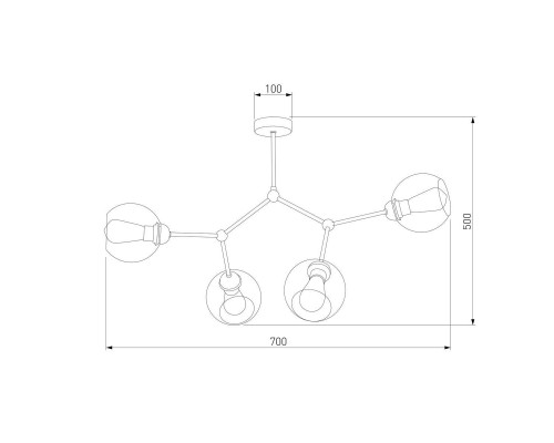 Подвесная люстра TK Lighting 1942 Fairy