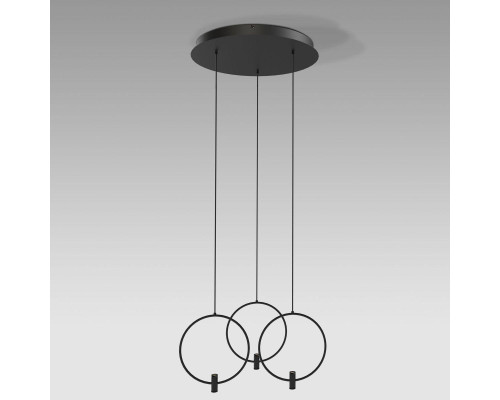 Подвесная светодиодная люстра Eurosvet Layla 50257/3 Led черный