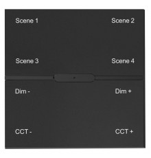 Беспроводная смарт панель-выключатель ДУ iLedex Technical Vision SP 48V-4-BK