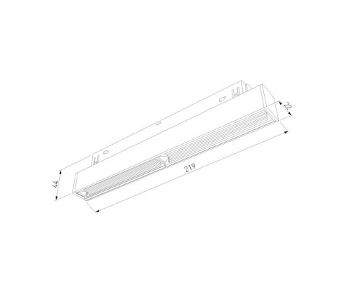 Трековый светодиодный светильник Elektrostandard Slim Magnetic 85008/01 a057196
