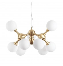 Подвесная люстра Ideal Lux Nodi SP9 Ottone Satinato 241036