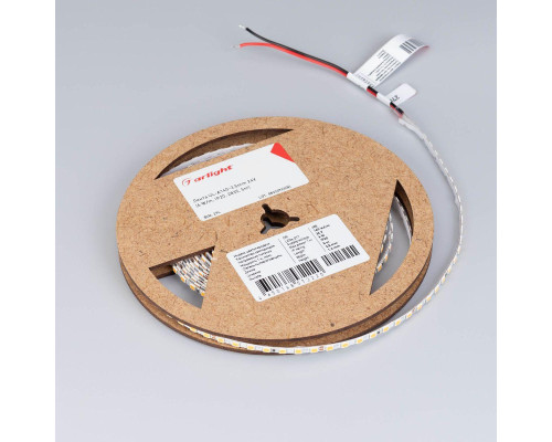 Светодиодная лента Arlight 6W/m 140Led/m 2835SMD теплый белый 5M UL-A140-3.5mm 24V Warm3500 045970