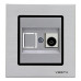 ТВ-розетка Vesta-Electric Exclusive Silver Metallic серебро FRZ00041012SER
