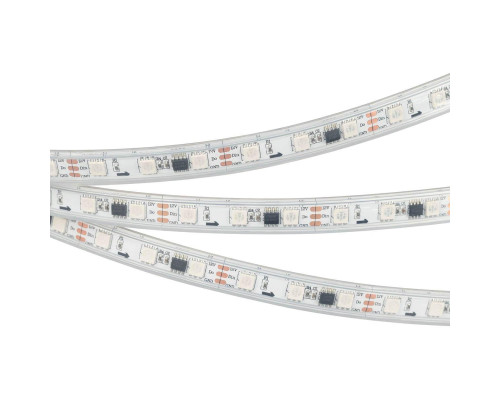 Светодиодная влагозащищенная лента Arlight 14,4W/m 60LED/m 5060SMD разноцветная 5M SPI-P-B60-12mm 12V RGB-PX3 026365(3) Светодиодная влагозащищенная лента Arlight 14,4W/m 60LED/m 5060SMD разноцветная 5M SPI-P-B60-12mm 12V RGB-PX3 026365(3)
