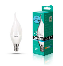 Лампа светодиодная Camelion E14 8W 4500K LED8-CW35/845/E14 12388