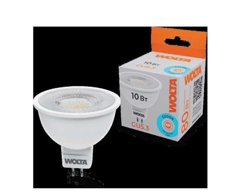 Светодиодная лампа WOLTA WSTD-MR16-220V10W6KGU5.3-L Светодиодная лампа WOLTA WSTD-MR16-220V10W6KGU5.3-L