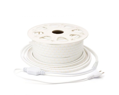 Светодиодная влагозащищенная лента Apeyron 6W/m 60LED/m 2835SMD теплый белый 25M 10-56 Светодиодная влагозащищенная лента Apeyron 6W/m 60LED/m 2835SMD теплый белый 25M 10-56
