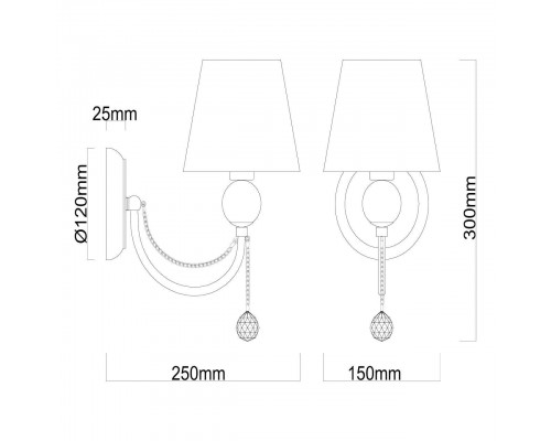 Бра MW-Light Федерика 684021701