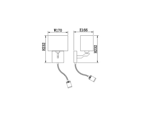 Бра Vele Luce Ultimo VL1523W02