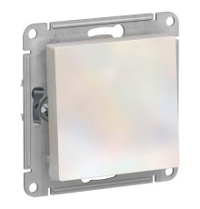Выключатель одноклавишный Systeme Electric AtlasDesign 10A 250V жемчужный ATN000411
