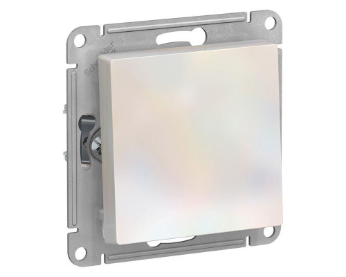 Выключатель одноклавишный Systeme Electric AtlasDesign 10A 250V жемчужный ATN000411 Выключатель одноклавишный Systeme Electric AtlasDesign 10A 250V жемчужный ATN000411