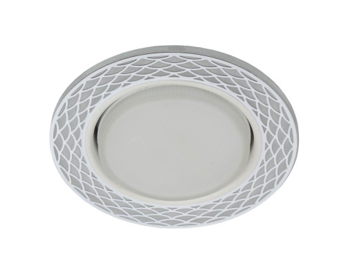 Точечный светильник ЭРА с подсветкой DK LD37 WH/WH Б0037384 Точечный светильник ЭРА с подсветкой DK LD37 WH/WH Б0037384