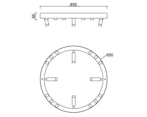 Потолочный светильник Vele Luce Satellite VL7172L12