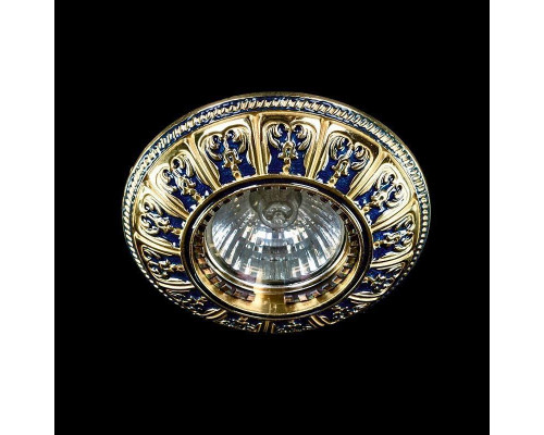 Встраиваемый светильник Artglass Spot 50 Blue Gold Встраиваемый светильник Artglass Spot 50 Blue Gold