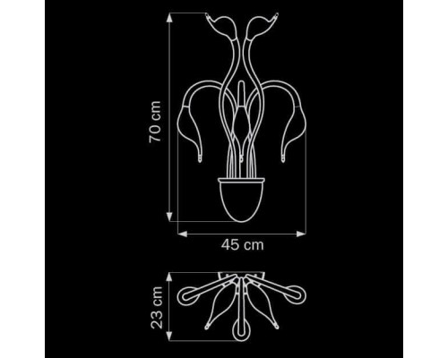 Бра Lightstar Cigno Collo Bk 751657