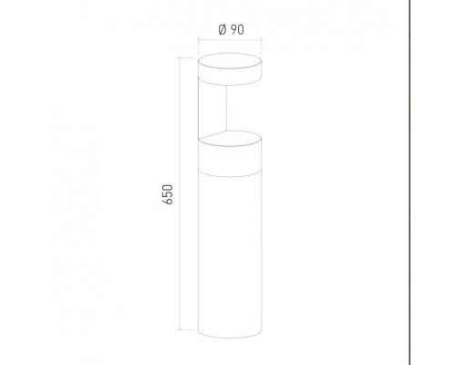 Уличный светодиодный светильник Elektrostandard Nimbus 35126/F серый a055642 Уличный светодиодный светильник Elektrostandard Nimbus 35126/F серый a055642