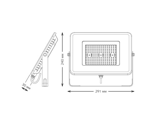 Прожектор светодиодный Gauss Qplus 100W 6500К 690511100