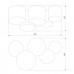 Потолочный светильник TK Lighting 3447 Mona Black/Gold