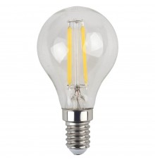 Лампа светодиодная филаментная ЭРА E14 7W 4000K прозрачная F-LED P45-7W-840-E14 Б0027947