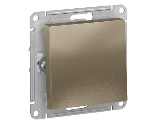Выключатель кнопочный Systeme Electric AtlasDesign 10A 250V шампань ATN000515 Выключатель кнопочный Systeme Electric AtlasDesign 10A 250V шампань ATN000515