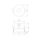 Встраиваемый светодиодный светильник Elektrostandard Bliss 25070/LED a069409